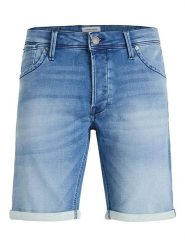 Jack & Jones Szorty dżinsowe "Rick 789" w kolorze błękitnym rozmiar: XXL. Niebieskie szorty męskie Jack & Jones, z bawełny, bez kołnierzyka. Za 90.45 zł.