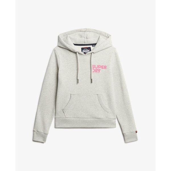 Damska bluza z kapturem w tęczowe paski Superdry. Szare bluzy z kapturem damskie Superdry. Za 341.05 zł.