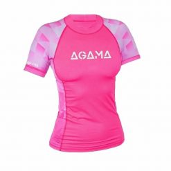 Damska koszulka lycrowa PINK LADY. Czerwone t-shirty damskie AGAMA, s, bez wzorów, z lycry, bez kołnierzyka. Za 208.08 zł.