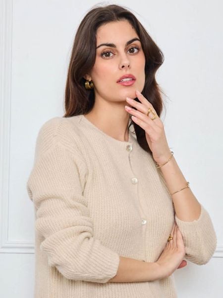 CXL by Christian Lacroix Kardigan w kolorze beżowym rozmiar: onesize. Brązowe kardigany damskie CXL by Christian Lacroix, bez wzorów. Za 173.99 zł.