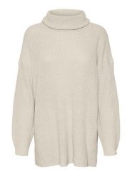 Vero Moda Golf w kolorze kremowym rozmiar: XS. Brązowe golfy damskie Vero Moda, xs, bez wzorów, bez ramiączek. Za 96.95 zł.