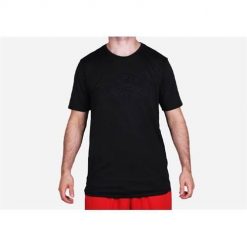 Koszulka sportowa męska Nike Air Jordan Sportswear Wings. Czarne t-shirty sportowe męskie Nike, m, bez ramiączek, na fitness i siłownię. Za 244.00 zł.