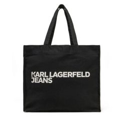 Torebka KARL LAGERFELD. Czarne torebki klasyczne damskie Karl Lagerfeld, bez wzorów, bez dodatków. Za 259.99 zł.