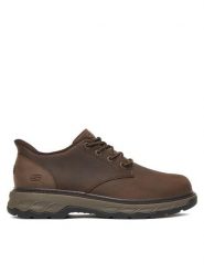 Skechers Półbuty Lockett 205307 COC Brązowy. Brązowe półbuty męskie Skechers, ze skóry, bez zapięcia. Za 359.99 zł.