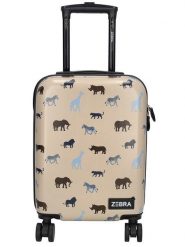 ZEBRA Walizka w kolorze beżowo-czarno-niebieskim - 32 x 46 x 22 cm rozmiar: onesize. Brązowe walizki ZEBRA, bez wzorów, z materiału. Za 233.87 zł.