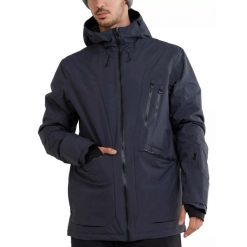 Kurtka narciarska męska Decatur Jacket. Niebieskie kurtki męskie Fundango, m, bez wzorów, bez kaptura, narciarskie. Za 709.90 zł.