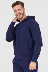 AERONAUTICA MILITARE Granatowa bluza męska z kapturem. Niebieskie bluzy z kapturem męskie AERONAUTICA MILITARE, l. W wyprzedaży za 349.99 zł.