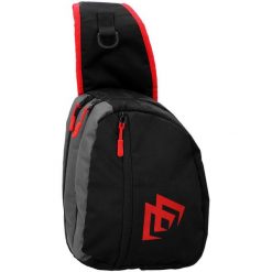 Torba naramienna Mikado Sling Bag UWI-001. Czarne torebki klasyczne damskie Mikado, bez wzorów, bez dodatków. Za 99.99 zł.
