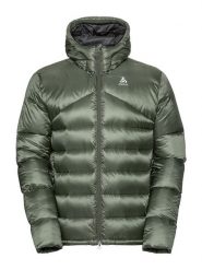 Odlo Kurtka puchowa "Cocoon X" w kolorze khaki rozmiar: S. Brązowe kurtki treningowe męskie Odlo, na zimę, s, bez wzorów, z puchu. Za 571.03 zł.