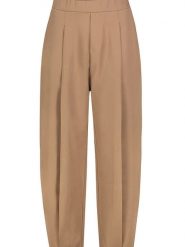 Sublevel Spodnie w kolorze karmelowym rozmiar: S/M. Brązowe spodnie materiałowe damskie Sublevel, bez wzorów, z materiału, z podwyższonym stanem. Za 113.99 zł.