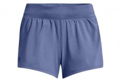 Spodenki fitness damskie Under Armour Launch SW 3 Short. Niebieskie spodenki sportowe damskie Under Armour, s, z materiału, do biegania. Za 119.99 zł.