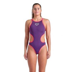 Damski kostium kąpielowy 1-częściowy Arena One Biglogo. Fioletowe stroje jednoczęściowe damskie Arena, m, bez wzorów. Za 179.00 zł.