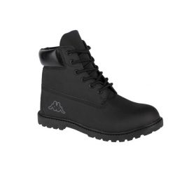 Buty zimowe męskie, Kappa Dolomo Mid. Czarne buty trekkingowe męskie Kappa, na zimę, bez zapięcia, trekkingowe. Za 139.00 zł.