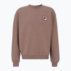 Bluza FILA Broby Crew Neck. Brązowe bluzy bez kaptura męskie Fila, l, z bawełny. Za 319.99 zł.