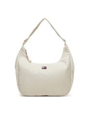 Tommy Jeans Torebka Tjw Urban Large AW0AW17569 Beżowy. Brązowe torebki klasyczne damskie Tommy Jeans, bez wzorów, z jeansu, bez dodatków. Za 269.99 zł.