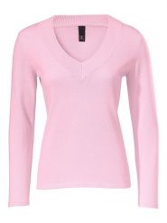 Heine Sweter w kolorze jasnoróżowym rozmiar: 50. Różowe swetry klasyczne damskie Heine, z bawełny, bez kołnierzyka. Za 78.99 zł.