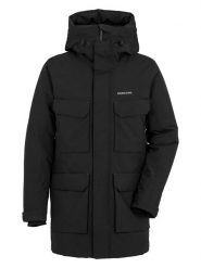 Didriksons Parka "Drew" w kolorze czarnym rozmiar: M. Czarne parki męskie Didriksons, m, bez wzorów. Za 588.81 zł.