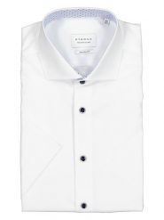 Eterna Koszula - Modern fit - w kolorze białym rozmiar: 40. Białe koszule męskie Eterna, bez wzorów, z bawełny, bez kołnierzyka, bez ramiączek. Za 114.17 zł.