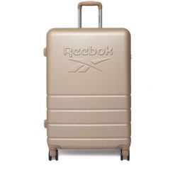 Walizka duża Reebok. Brązowe walizki Reebok, bez wzorów, duże. Za 329.99 zł.
