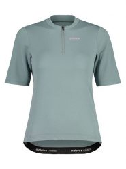 Maloja Koszulka kolarska "ArlersteinM." w kolorze zielonym rozmiar: L. Zielone bluzki sportowe damskie Maloja, l, z materiału, bez kołnierzyka, bez ramiączek. Za 193.24 zł.