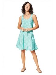 Ipanima Sukienka w kolorze turkusowym rozmiar: 38/40. Niebieskie sukienki damskie Ipanima, na co dzień, bez wzorów, klasyczne, bez kołnierzyka, bez ramiączek, midi, proste. Za 61.46 zł.