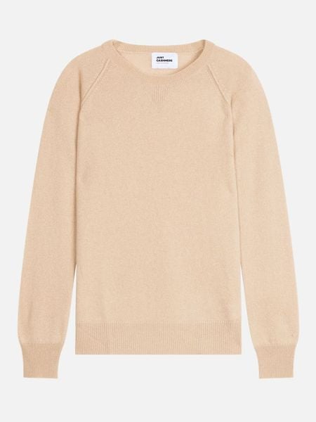 Just Cashmere Kaszmirowy sweter "Helen" w kolorze beżowym rozmiar: L. Brązowe swetry klasyczne damskie Just Cashmere, l, z kaszmiru, bez kołnierzyka. Za 340.99 zł.