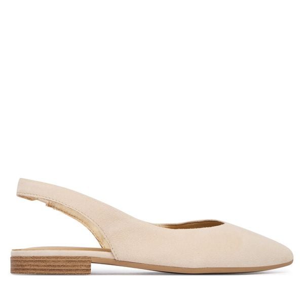 Baleriny Tamaris. Brązowe baleriny damskie Tamaris, bez wzorów, bez obcasa. Za 369.99 zł.