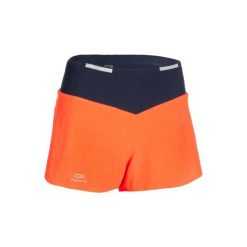 Spodenki lekkoatletyczne damskie. Czerwone szorty damskie KALENJI, bez wzorów, z acetatu. Za 69.99 zł.