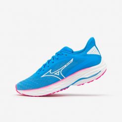 Buty do biegania damskie Mizuno Wave Ultima 16. Niebieskie obuwie do biegania damskie Mizuno, mizuno wave. W wyprzedaży za 379.99 zł.