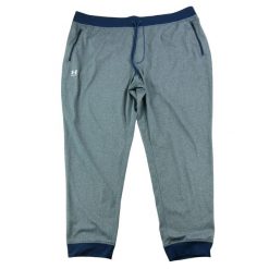 Second life - Spodnie dresowe męskie luźne Under Armour - Jak nowy. Niebieskie spodnie sportowe męskie Under Armour, z dresówki. Za 106.46 zł.