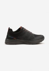 Ciemnoszare Buty Sportowe Sneakersy z Perforacją Ziraline. Szare buty sportowe na co dzień męskie Born2be, bez zapięcia. Za 89.99 zł.