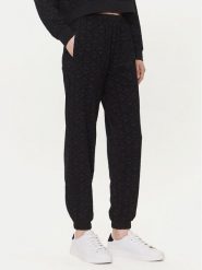 HUGO Spodnie dresowe 50545211 Czarny Regular Fit. Czarne spodnie dresowe damskie Hugo, xs, bez wzorów, z dresówki. Za 309.99 zł.