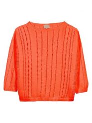 Herrlicher Sweter w kolorze pomarańczowym rozmiar: XS. Pomarańczowe swetry klasyczne damskie Herrlicher, xs, bez kołnierzyka. Za 126.99 zł.