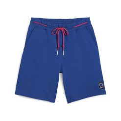 Spodenki męskie Puma PIVOT niebieskie r XL. Niebieskie szorty męskie Puma, bez wzorów, z bawełny, eleganckie. Za 184.01 zł.