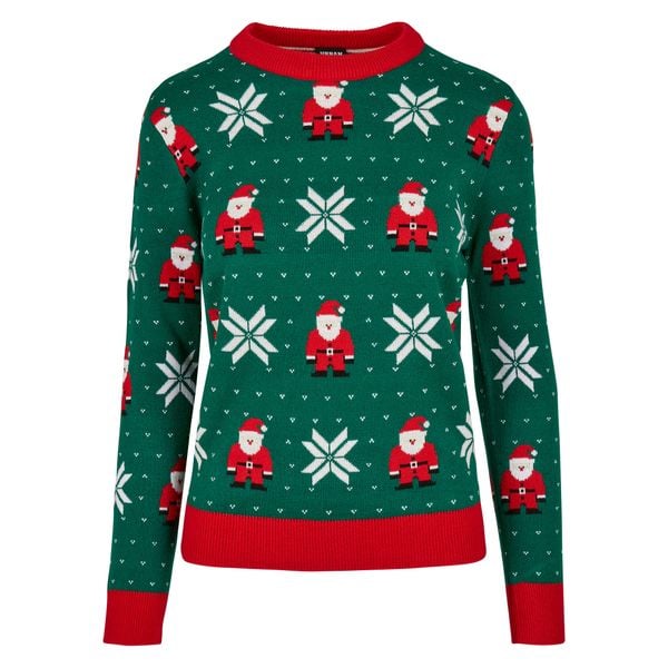 Bluza damska Urban Classics santa christmas (grandes tailles). Zielone bluzy bez kaptura damskie Urban Classics. Za 244.50 zł.