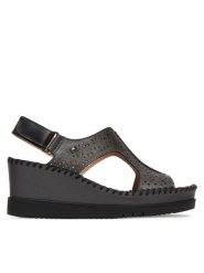 Pikolinos Sandały Aguadulce W3Z-1623Clc1 Brązowy. Brązowe sandały damskie Pikolinos, bez wzorów, ze skóry, bez obcasa, na koturnie. Za 599.99 zł.