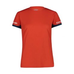 Koszulka damska CMP. Brązowe topy sportowe damskie CMP, l, bez wzorów, z materiału, bez ramiączek. Za 69.99 zł.