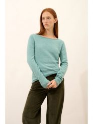 Just Cashmere Kaszmirowy sweter "Grace" w kolorze turkusowym rozmiar: L. Niebieskie swetry klasyczne damskie Just Cashmere, l, z kaszmiru, bez kołnierzyka. Za 352.43 zł.