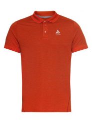 Odlo Funkcyjna koszulka polo "Nikko Dry" w kolorze czerwonym rozmiar: S. Czerwone koszulki polo męskie Odlo, s, bez wzorów, z materiału, bez ramiączek. Za 74.11 zł.