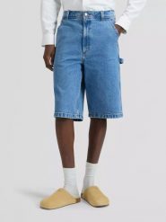 MESKIE SZORTY LEE WORKWEAR SKATER SHORT KENNY 112377677. Szorty męskie Lee, bez wzorów, z jeansu. Za 159.99 zł.