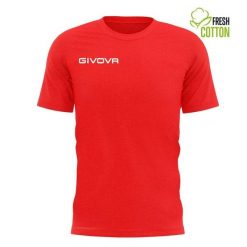 Czerwony T-shirt Givova z Bawełny 2XL - Oddychający i Wygodny. Czerwone t-shirty damskie Givova, xl, bez wzorów, z bawełny, bez kołnierzyka. Za 136.99 zł.