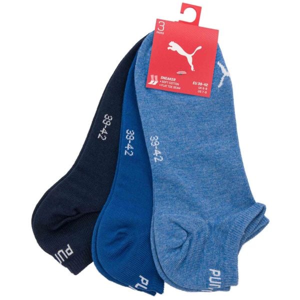 Skarpetki Puma Unisex 3-Pack 43-46 - Oddychające i Wygodne. Fioletowe skarpetki damskie ZEAGLE, bez wzorów, z bawełny. Za 132.99 zł.