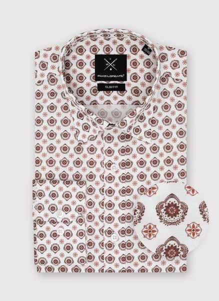 PAKO LORENTE – Koszula męska P22WF-1X-035-B-S. Białe koszule męskie Pako Lorente, na wiosnę, m, bez wzorów, z bawełny, bez kołnierzyka, bez ramiączek. Za 89.99 zł.