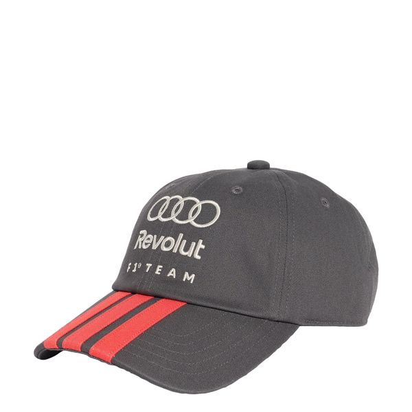 CZAPKA AUDI REVOLUT F1 TEAM DNA Z 3 PASKAMI. Czarne czapki męskie Adidas, bez wzorów, z bawełny. Za 149.00 zł.