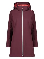 CMP Płaszcz softshellowy w kolorze czerwonym rozmiar: 38. Czerwone płaszcze damskie CMP, bez wzorów, sportowe. Za 261.05 zł.