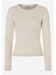 More & More Sweter w kolorze beżowym rozmiar: 44. Brązowe swetry klasyczne damskie MORE & MORE, bez kołnierzyka. Za 82.95 zł.