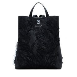 Torebka Desigual. Czarne torebki klasyczne damskie Desigual, bez wzorów, bez dodatków. Za 289.99 zł.