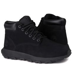 Buty męskie sportowe Tmberland WINSON PARK CHUKKA. Czarne buty sportowe na co dzień męskie Timberland, bez zapięcia. W wyprzedaży za 379.00 zł.
