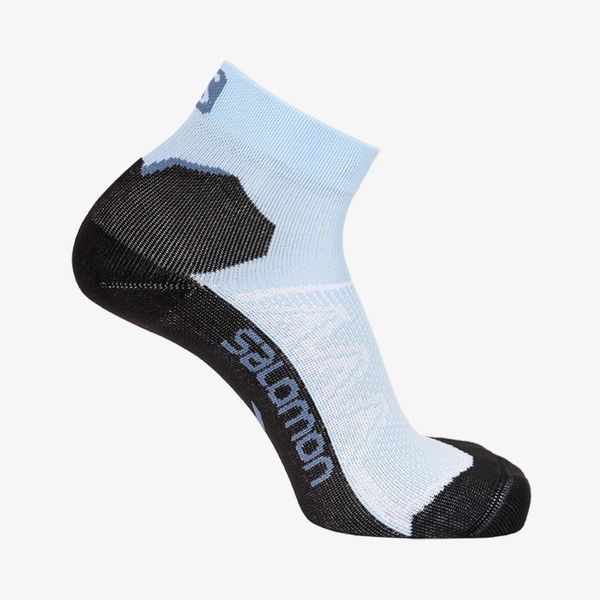 Skarpetki sportowe do biegania Salomon Speedcross Ankle niskie. Niebieskie skarpetki męskie Salomon, bez wzorów. Za 65.00 zł.