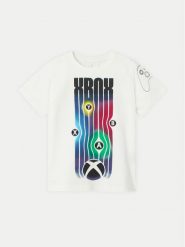 NAME IT T-Shirt XBOX 13232200 Biały Regular Fit. Białe t-shirty chłopięce Name it, bez wzorów, z bawełny, bez ramiączek. Za 69.99 zł.